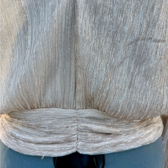 Have Cream and Red Floral Wrap Blouse - Picture 5 of 15